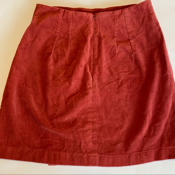 Rust-Orange Skirt (Size Small) - Picture 4 of 6